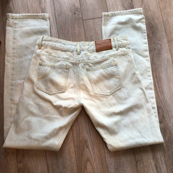 Maje distressed button front jeans small - Picture 6 of 8